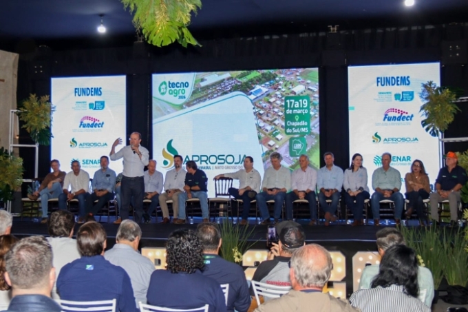 Governo de MS impulsiona o agro com inovação e investimentos na abertura da 28ª TecnoAgro em Chapadão do Sul