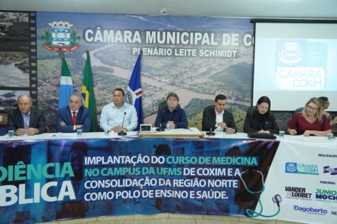 Audiência pública marca avanço decisivo para implantação do curso de Medicina em Coxim