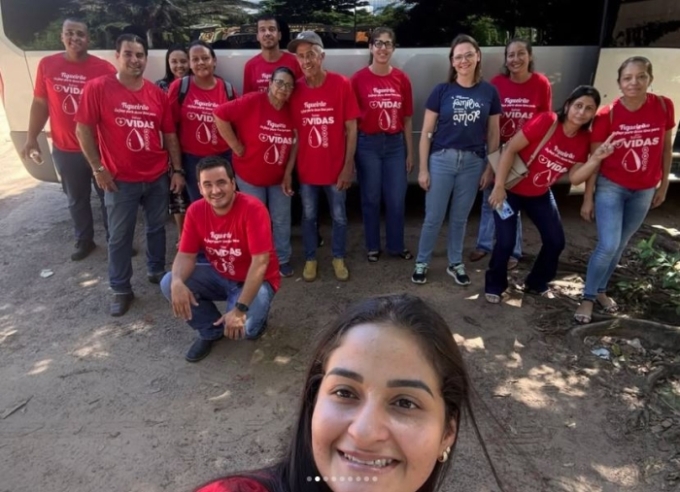 Comitiva de Figueirão mobiliza doadores e reforça solidariedade em ação no Hemosul de Coxim