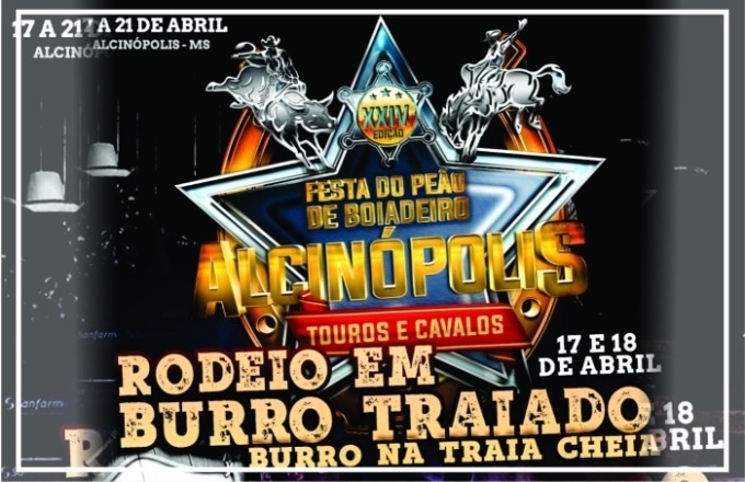 Tradição do Rodeio em Burro Traiado será destaque na Festa do Peão de Alcinópolis