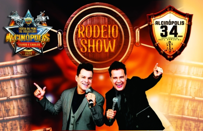 João Neto & Frederico abre a 24ª festa do Peão de Alcinópolis amanhã