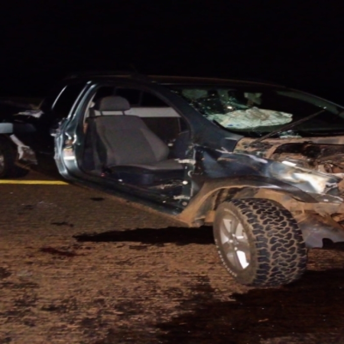 BR 060| Colisão entre três veículos deixa dois feridos na rodovia entre Paraíso das Águas e Chapadão do Sul