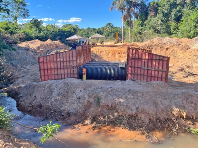 Obra no Córrego da Mata substitui ponte de madeira e melhora acesso na zona rural de Figueirão