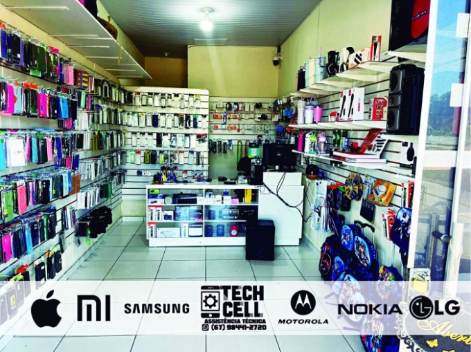 Alcinópolis conta com uma loja completa de acessórios para celulares