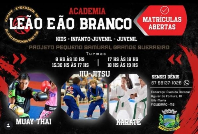 Projeto “Pequeno Samurai, Grande Guerreiro” está com matrículas abertas em Figueirão