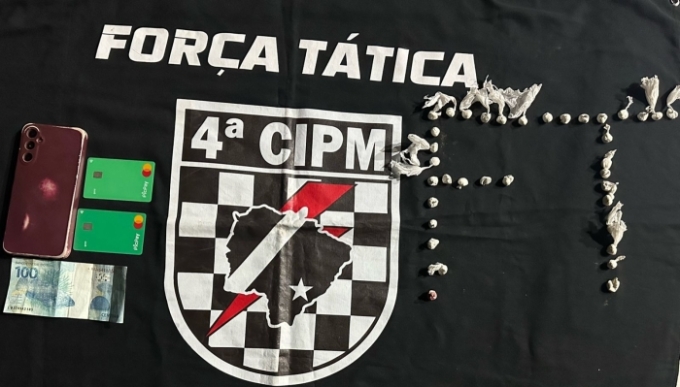 Polícia Militar prende casal e apreende adolescente por tráfico de drogas em Chapadão do Sul