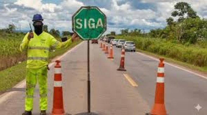 BR-163 segue com obras de manutenção com operação pare-e-siga nesta terça-feira