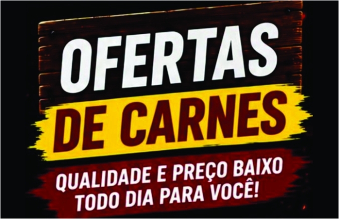 FIGUEIRÃO: hoje tem oferta de carnes no Conquista Compras