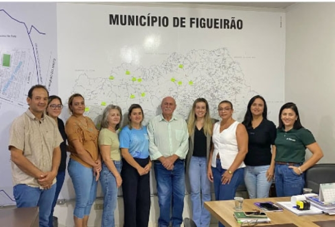 Comissão do Leilão Direito de Viver de Figueirão se reúne com prefeito Juvenal e vice-prefeito Jorge Mortari