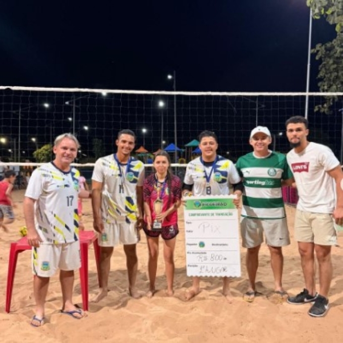 Equipe Os Titans conquista título do 1º Torneio de Vôlei de Areia em Figueirão