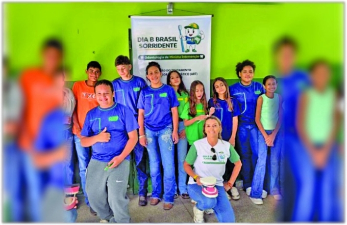 Semana Odontológica leva prevenção e cuidados com a saúde bucal para mais de mil estudantes em Alcinópolis