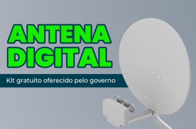 Moradores de Alcinópolis e Figueirão têm até 13 de junho para solicitar parabólica digital gratuita