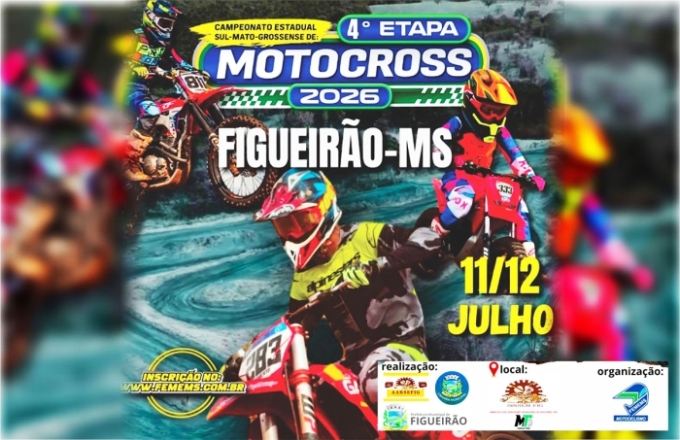 Figueirão recebe 4º etapa do Campeonato Estadual de Motocross em julho