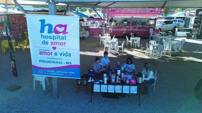 Hospital de Amor participa do 20º Encontro Estadual de Laço Comprido em Figueirão com ação beneficente
