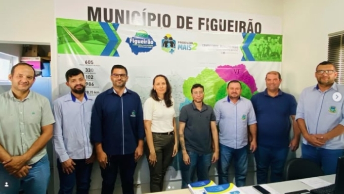 Figueirão recebe servidores de Paraíso das Águas para intercâmbio de boas práticas na gestão tributári