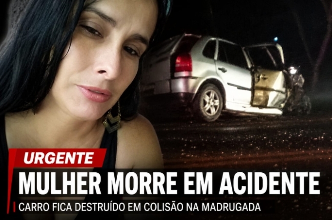 Ex-moradora de Alto Taquari morre em grave acidente na BR-158, em Cassilândia