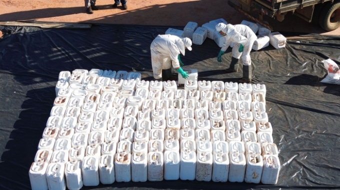 Coleta itinerante recolhe mais de 5,6 toneladas de embalagens vazias de agrotóxicos em Alcinópolis