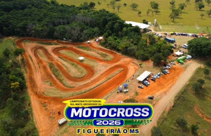 Figueirão recebe a 4ª Etapa do Campeonato Estadual Sul-Mato-Grossense de Motocross e reúne grandes pilotos da região