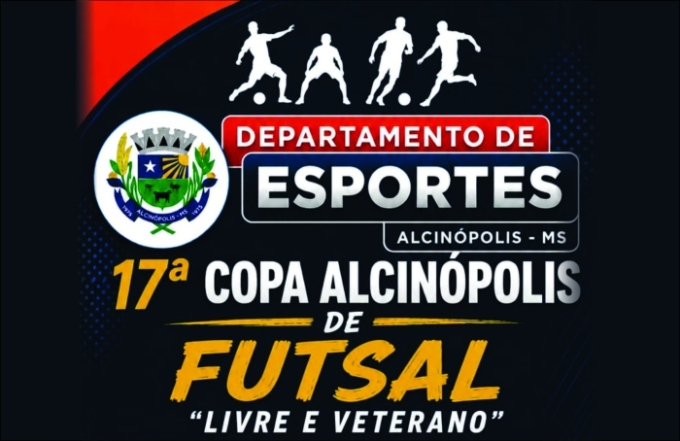 Veja a tabela do 17º Copa Alcinópolis de Futsal “Livre e Veterano”