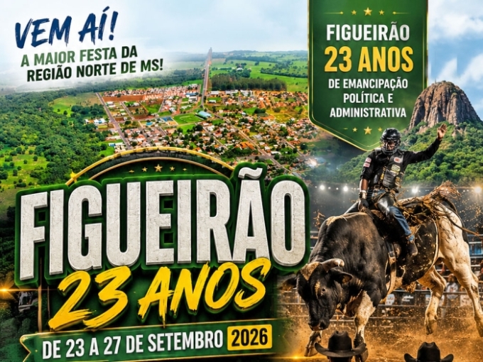 Prepare-se: vem aí um dos maiores rodeios da Região Norte de Mato Grosso do Sul
