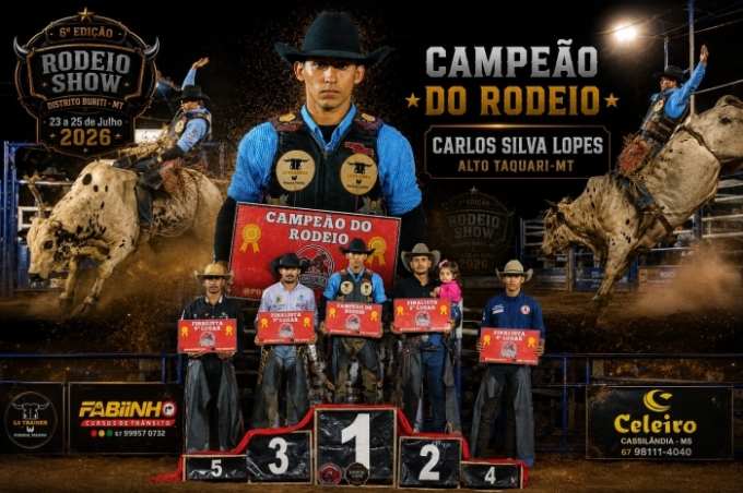 6º Rodeio Show do Distrito do Buriti encerra com recorde de público e consolida sucesso da festa em 2026