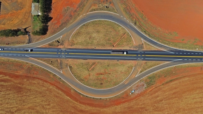 Após repercussão de matéria do RegionalMS, obras avançam na rotatória da MS-306