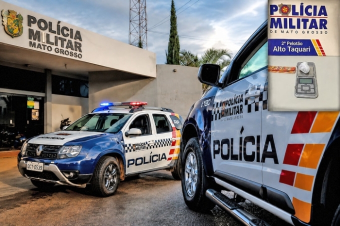 Jovem é abordado pela PM e detido com porção de maconha em Alto Taquari