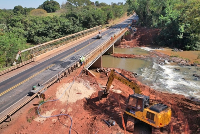 Alargamento de pontes amplia segurança na Way-112
