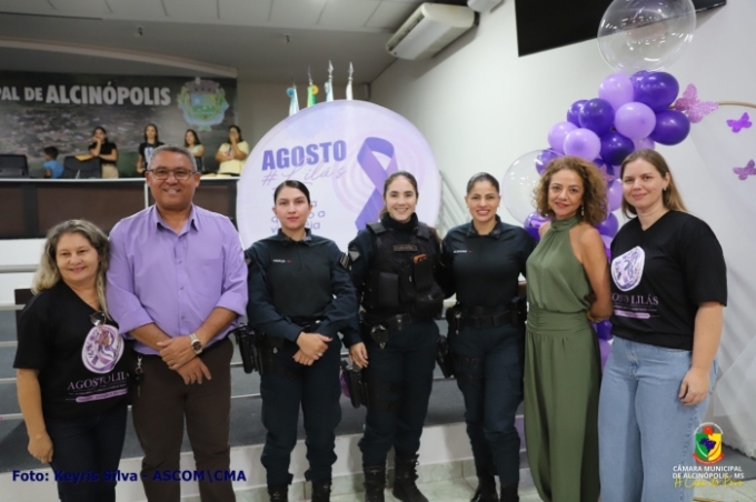 Agosto Lilás na Câmara promove conscientização e reforça a rede de proteção às mulheres