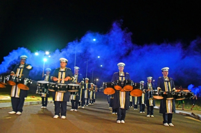 Mesmo com ameaça de chuva, público prestigia Encontro de Bandas em Figueirão