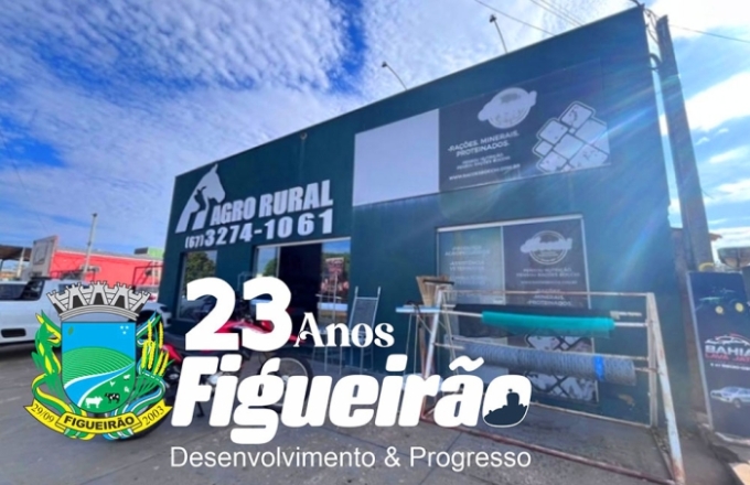 MENSAGEM: Agro Rural “Produtos Agropecuários e Nutrição Animal”, deseja um feliz aniversário Figueirão