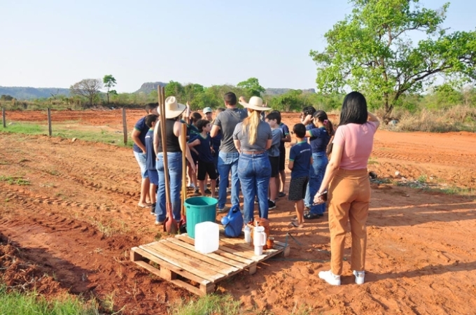 Figueirão celebra o dia da arvore com plantio e Educação Ambiental