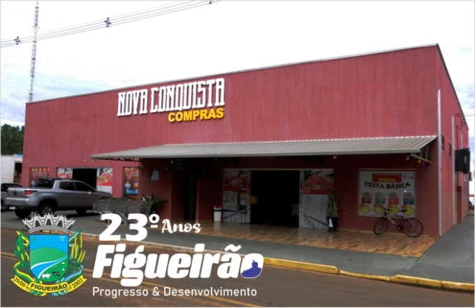 MENSAGEM: Nova Conquista “Compras”, deseja um feliz aniversário Figueirão