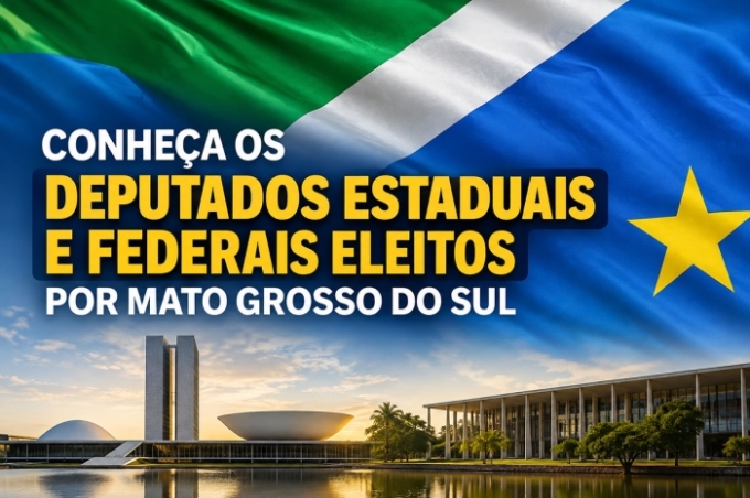 Conheça os deputados estaduais e federais eleitos por Mato Grosso do Sul
