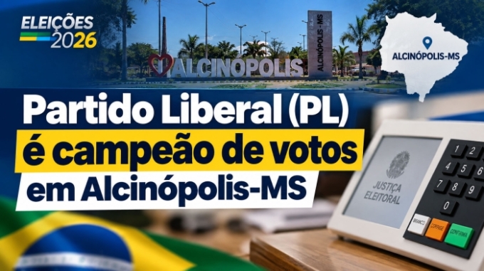 Candidatos do PL são campeões de votos em Alcinópolis