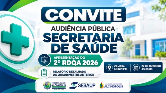 Alcinópolis reforça compromisso com a transparência na Saúde e realiza audiência pública