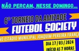 Amanhã tem jogo no Estádio “Joaquim Pereira França”.