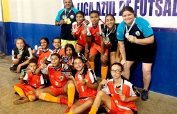 Atletas de Alcinópolis participam da 1ª Etapa Regional da Liga Azul de Futs