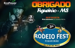 EKIP ROZETA realizou etapas no 3° Rodeio Fest de Figueirão MS.