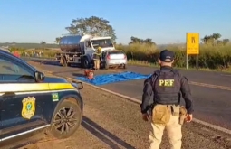 Colisão entre carro e caminhão deixa uma vítima fatal na BR-364, Mineiros G