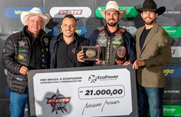 O Sul-Mato-Grossense Cléber Henrique conquistou sua primeira vitória na PBR