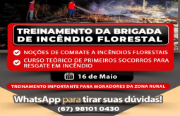 SEMDEMA de Alcinópolis, em parceria com o Corpo de Bombeiros, realiza treinamento da Brigada de Inc