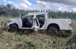 Moradores de Coxim sofrem acidente na ‘Curva da Morte’ na BR-060, em Paraíso das Águas