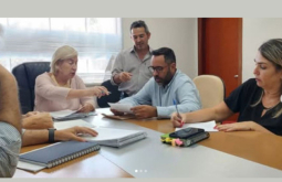 Prefeito de Alcinópolis visita à AGEHAB em Campo Grande