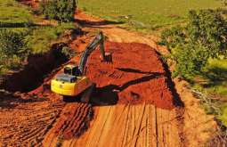 Empresa avança em obra essencial para escoamemento da produção em Figueirão (MS)