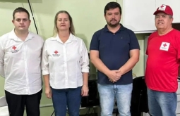 Figueirão recebe visita da Cruz Vermelha do Polo Chapadão do Sul