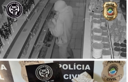 Polícia Civil em Costa Rica Identifica e Prende Autor de Furto em Estabelecimento Comercial