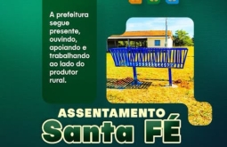 Prefeitura Municipal instala lixeiras no Assentamento Santa Fé