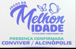 Atletas de Alcinópolis participarão dos Jogos da Melhor Idade, em Campo Grande