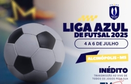 Prepare-se: Liga Azul de Futsal movimenta Alcinópolis neste fim de semana